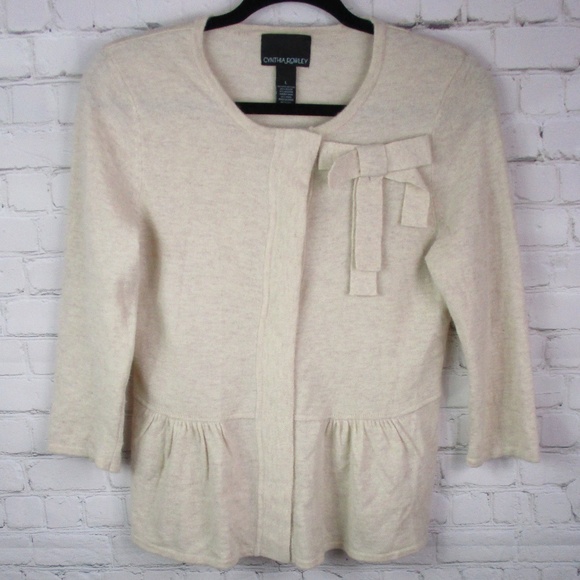Cynthia Rowley Sweaters - Cynthia Rowley Snap Closure Angora Cardigan